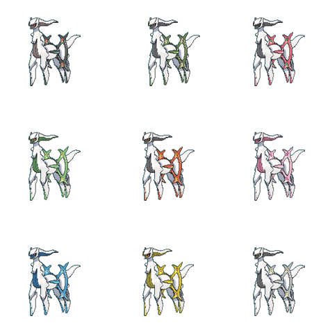 Arceus Bundle (All 19 Forms)